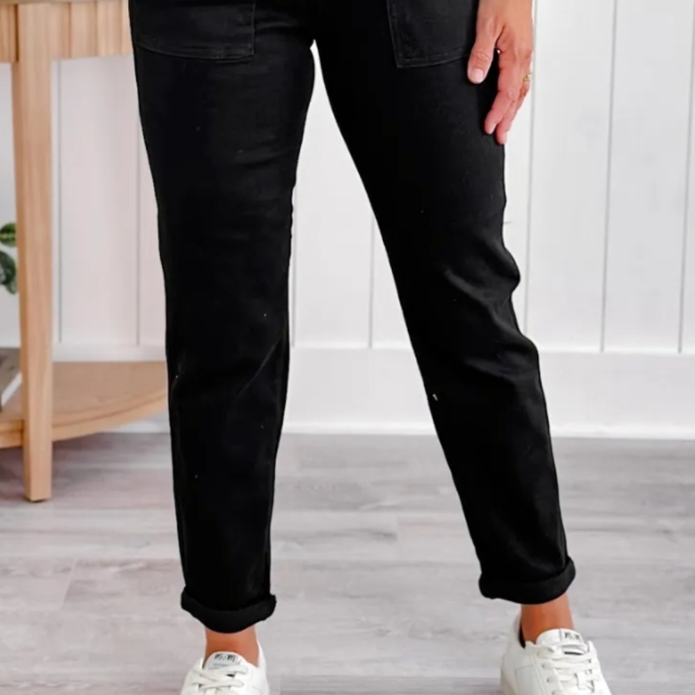 Judy Blue Joggers Stylish Black Pants